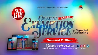 COVENANT DAY OF EXEMPTION 2ND SERVICE | 17TH  JANUARY , 2021 |Winners Chapel Birmingham UK