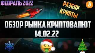 Обзор рынка криптовалют 14.02.22. Февраль 2022. Разбираю ваши монеты из комментариев. Часть вторая.