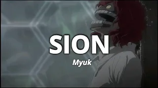 Myuk - Sion 『シオン』(lyrics) spectrum『NIGHT HEAD 2041』