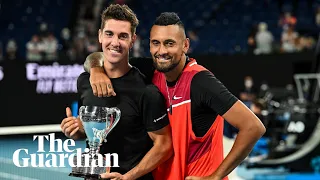 Nick Kyrgios on winning Australian Open doubles title: 'A memory we'll never forget'