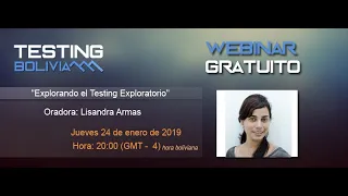 Webinar - Explorando el Testing Exploratorio