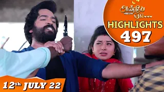 Anbe Vaa Serial | EP 497 Highlights | 12th July 2022 | Virat | Delna Davis | Saregama TV Shows Tamil