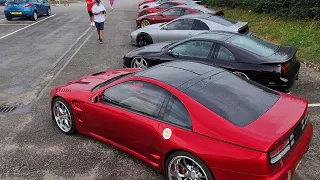 JDM Dragons Drive out around the Peak District in Japanese Cars. 300zx Convoy, Supra,350z 370z 350gt