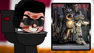 What if Titan Clock Man Got Infected? - Gacha react to Skibidi Toilet