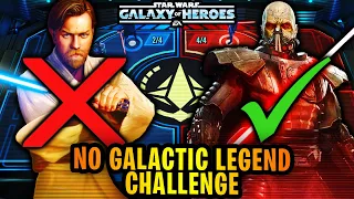 NO GALACTIC LEGEND GRAND ARENA SANDBOX CHALLENGE - Looking for New Darth Malgus Counters