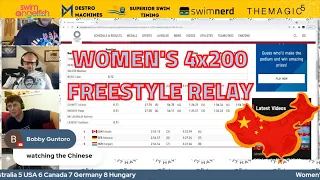 China upset Australia, set World Record in Women's 4x200 Free Relay