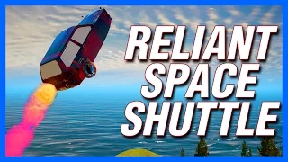 GTA 5 : Reliant Robin Space Shuttle - Top Gear Challenge!