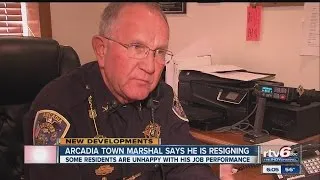 Arcadia Town Marshal William Hickrod resigns after 94-year-old veteran's assault