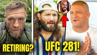 Conor McGregor LEAVING MMA?  Jorge Masvidal vs Gilbert Burns at UFC 281!  Jon Jones UFC News