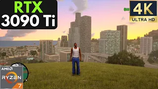 GTA San Andreas Definitive Edition: RTX 3090 Ti + Ryzen 7 5800X | 4K | Ultra Settings