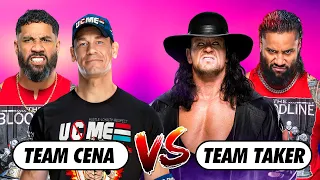 WWE John Cena & Jey Uso vs. Jimmy Uso & The Undertaker - WWE Tag Team Match 2024