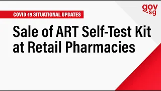 Sale of ART Self-Test Kit at Retail Pharmacies