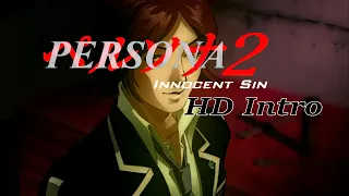 Persona 2 Innocent Sin PSX 4K HD Intro with Remastered Audio