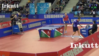 Alexander Shibaev(RUS) - Simon Gauzy (FRA). ETTC 2016