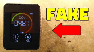 Fake CO2 monitor (party detector) with schematic