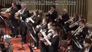 Mahler Symphony No 1, IV Movement (Highlights) -  PYCO (Pittsburgh Youth Concert Orchestra)