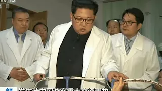 Kim Jong-un visits survivors of bus crash