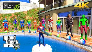 GTA 5 Epic Ragdolls RED SPIDERMAN VS RED MINION VS SUPER HERO(Euphoria Physics & Funny Fails)E.159