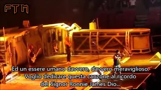 Bruce Dickinson ricorda Ronnie James Dio (2010) SUB-ITA