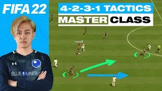 Advanced 4-2-3-1 Attacking and Defensive Custom Tactics | FIFA 22 Masterclass