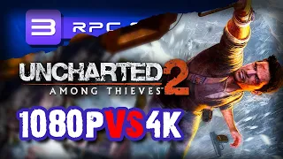 RPCS3 Uncharted 2: Among Thieves 1080p VS 4K Performance Comparison