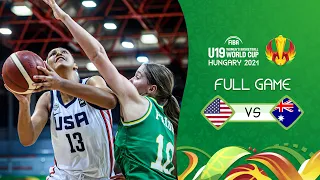 FINAL: USA v Australia | Full Game - FIBA U19 Women's Basketball World Cup 2021
