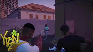 GTA RP | YBN LS | Capgod Gets Involved In A Intense Shootout With The Opps And Gets Hit😈 *Head Tap*