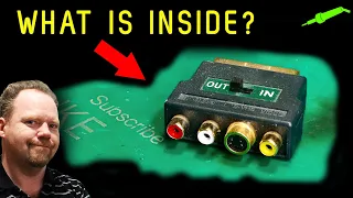 🔴 What Is Inside ? - SCART To RCA Adaptor - No.1101