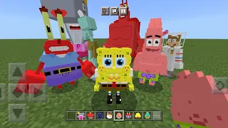 SpongeBob SquarePants MOD in Minecraft PE