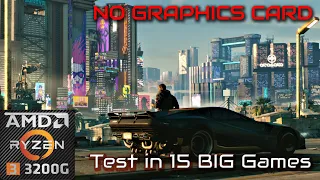 Gaming Without Graphics Card in 2021 - Ryzen 3 3200g VEGA 8 Graphics | 15 Games Tested