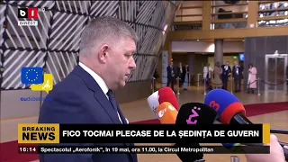 Robert Fico, premierul pro rus al Slovaciei, a fost împușcat. B1TV_ 15 mai 2024