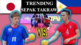 Sepak Takraw - Philippines Vs Japan ! Full Game HD