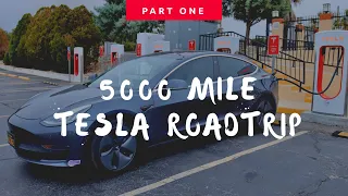 5000 MILE Tesla Model 3 Road Trip | California to Florida | Part 1