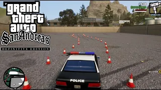 GTA - Completing Driving School | San Andreas Definitive Edition Remaster HD