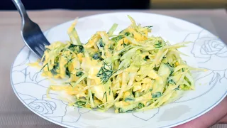My husband’s favorite dish, from which he lost 25 kg in a month! Cucumber salad.
