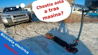 Poate o bicicleta electrica sa tracteze o masina?