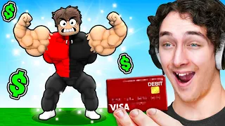 I Spent $100,000 to Become the STRONGEST in Roblox