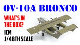 ICM OV-10A Bronco 1/48 scale 2021 tool unboxing - HD 1080p