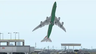 Huge Plane Crash Immediately After Vertical Take Off