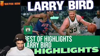 FIRST TIME WATCHING Larry Bird Highlights | Larry Bird Reaction