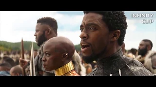 Batalla en Wakanda COMPLETO HD Avengers Infinity War  Infinity Clip