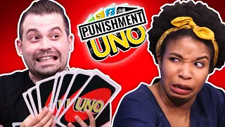 We Play Giant Uno (but with punishments)