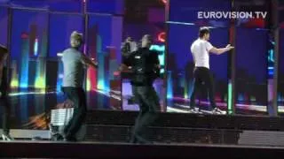 Sakis Rouvas' first rehearsal (impression) at the 2009 Eurovision Song Contest