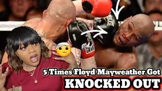 Reaction to | 5 Times Floyd Mayweather Almost Got Knocked Out