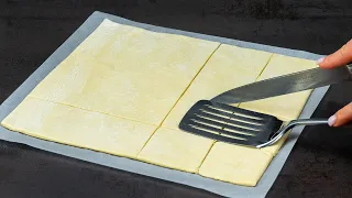 Be a pastry chef in your own kitchen - with puff pastry and a spatula!