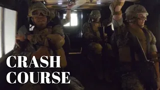 Crash Course: MARFORRES Marines Participate in Dry Rollover Egress Training