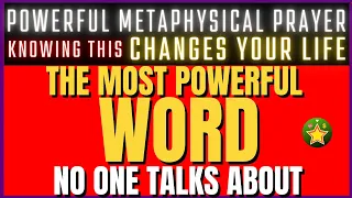 THE MOST POWERFUL WORD No One Talks About | Metaphysical Prayer | Conny Méndez | Law of Attraction