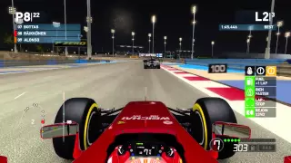F1 2014 no commentary gameplay: Kimi Raikkonen / Bahrain Grand Prix / PC + keyboard (HD)