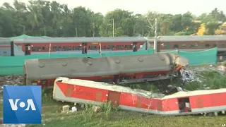 Train Runs Past Site of Deadly India Derailment | VOA News