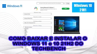 (Live) Como baixar a versão final do Windows 11 e 10 21H2  e Instalar